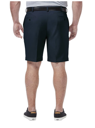 Shorts Haggar Masculino Big &amp; Tall Cool Pro com pregas frontais, azul, tamanho 50