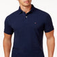 Camisa polo masculina Tommy Hilfiger Classic Fit azul tamanho XXX-G