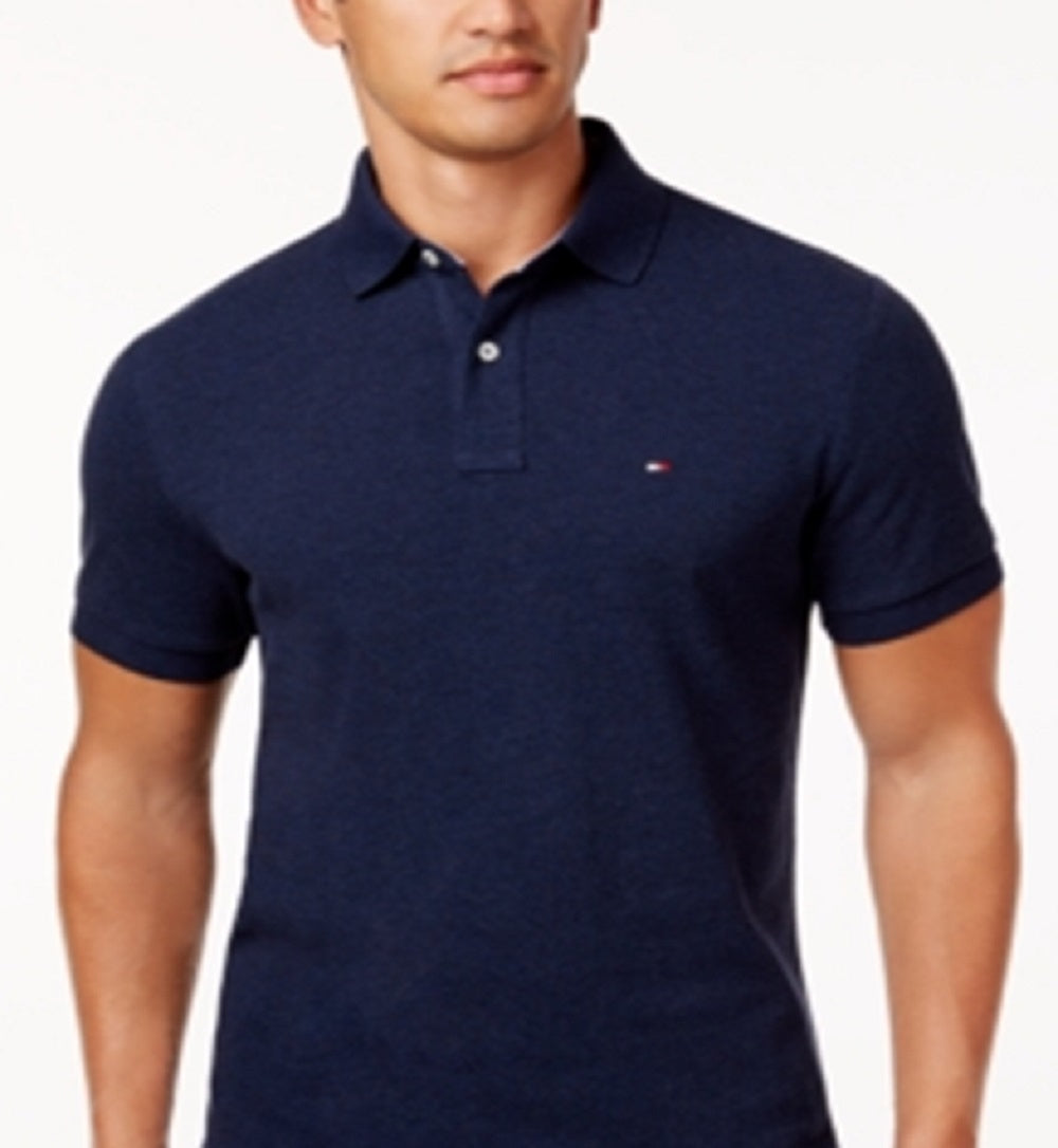 Camisa polo masculina Tommy Hilfiger Classic Fit azul tamanho XXX-G