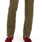 Calça jeans feminina Lexington reta, verde, tamanho 10, da Charter Club
