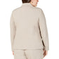 Blazer profissional feminino Nine West com dois botões, tamanho 22W, marrom