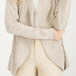 Karen Scott Cardigan Cocoon Feminino Marrom Tamanho Pequeno GG