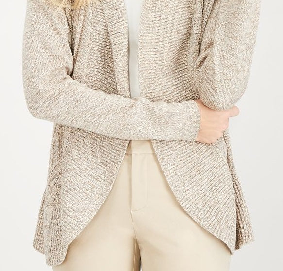 Karen Scott Cardigan Cocoon Feminino Marrom Tamanho Pequeno GG