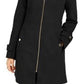Casaco Walker com capuz Michael Kors Plus feminino, preto, tamanho 2X