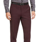 Calça de terno masculina Bar III Slim Fit Active Stretch Solid vermelha tamanho 31x32