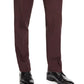 Calça de terno masculina Bar III Slim Fit Active Stretch Solid vermelha tamanho 31x32