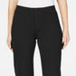 Calça feminina Charter Club Wide Leg Preta Tamanho 16 Petite