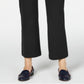 Calça feminina Charter Club Wide Leg Preta Tamanho 16 Petite