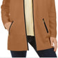 Suéter feminino Charter Club Milano Cotton Completer marrom tamanho pequeno GG