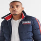 Jaqueta Superdry Icon Sports Puffer Masculina Azul Tamanho X-G