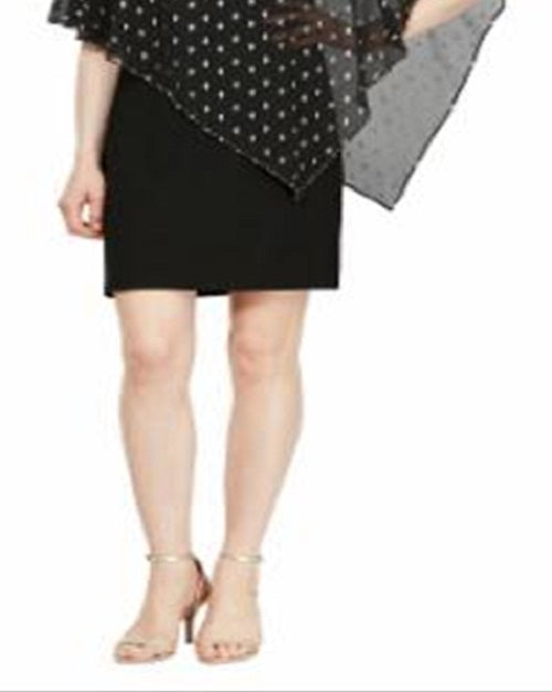 Vestido de coquetel feminino SL Fashions estampado, manga curta, gola alta, acima do joelho, tamanho 16