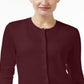 Karen Scott Cardigan Feminino Gola Redonda Vinho Tamanho Pequeno GG