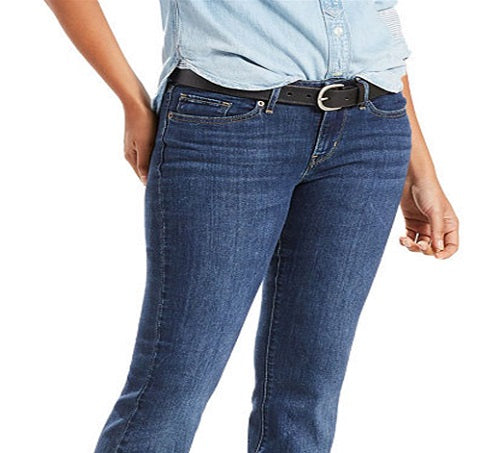 Calça jeans Levi's 715 Vintage Boot Cut feminina, azul, tamanho 31x32
