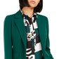 Blazer feminino Bar III com um botão, verde, tamanho 16