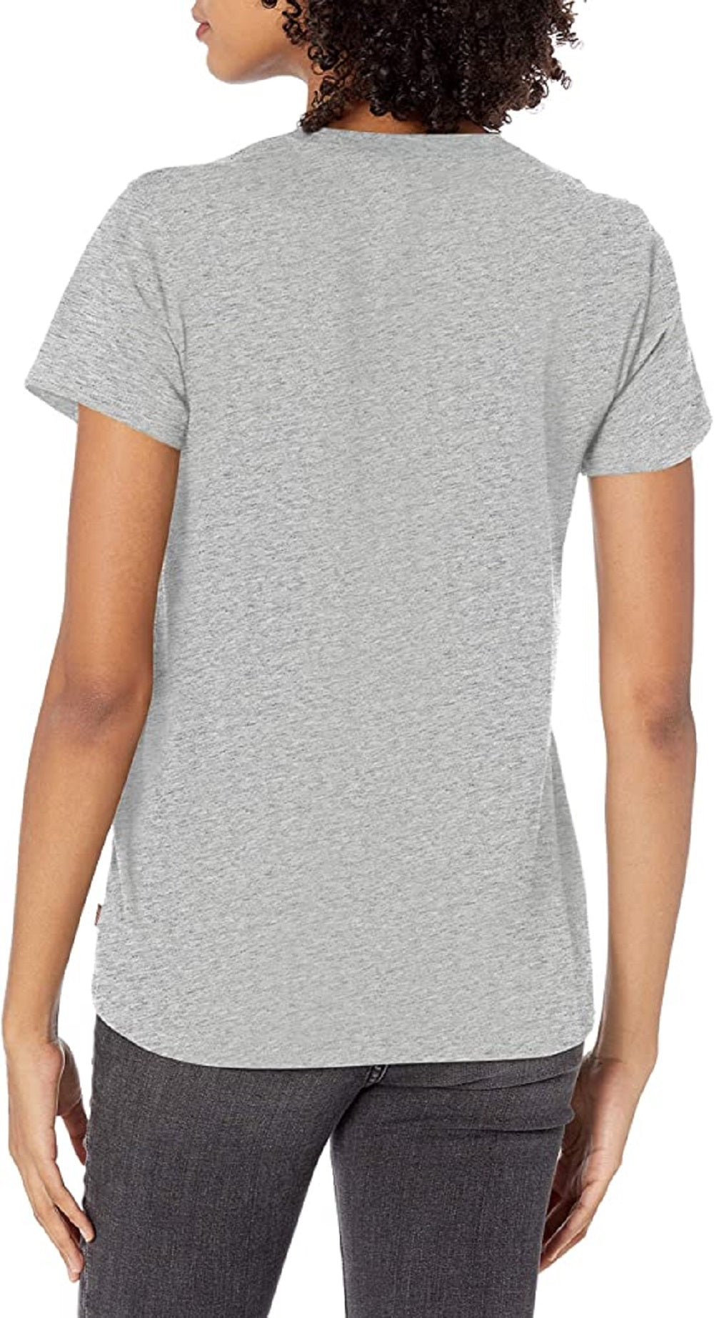 Camiseta Levi's Slim Logo Graphic Feminina Cinza Tamanho Grande
