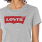 Camiseta Levi's Slim Logo Graphic Feminina Cinza Tamanho Grande