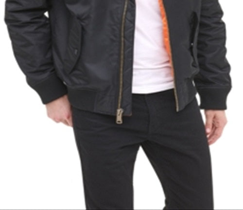 Jaqueta Bomber Militar Masculina Tommy Hilfiger Preta Tamanho X-G