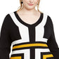 Túnica Plus Colorblocked Feminina INC International Concepts, Amarela, Tamanho 2X