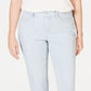 Calça jeans skinny feminina Charter Club Bristol Tummy Control, azul, tamanho 14