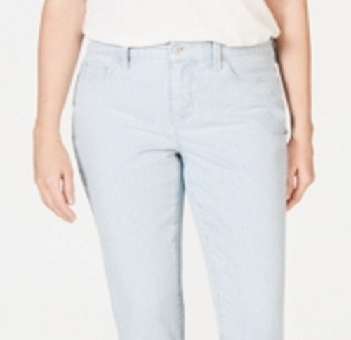 Calça jeans skinny feminina Charter Club Bristol Tummy Control, azul, tamanho 14