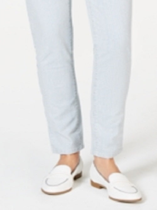Calça jeans skinny feminina Charter Club Bristol Tummy Control, azul, tamanho 14