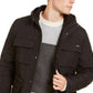 Jaqueta Calvin Klein Bonded All Season Masculina com Capuz Preta Tamanho Grande