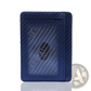 Slim Carbon Fiber Rfid Blocking Pu Leather Wallet