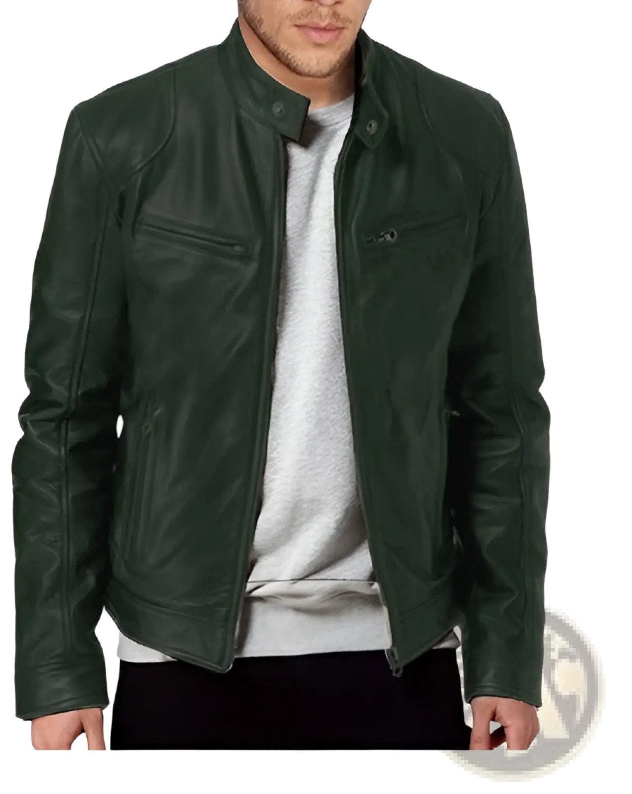 PU Leather Jacket Slim Leather Jacket