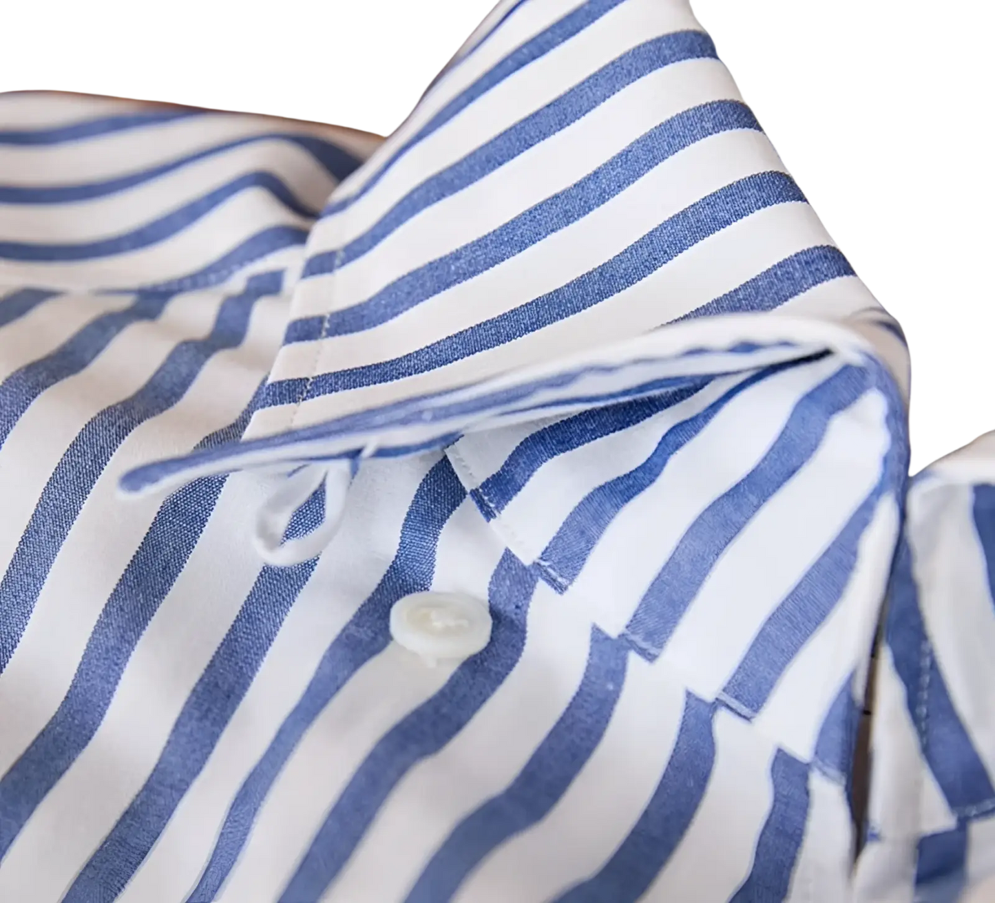 Slim Fit Striped Cotton Long Sleeve Commuter Shirt