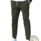 Slim Fit Tapered Jogger Pants with Drawstring