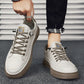 Men's Casual Suede and Leather Slip-on Sneakers
