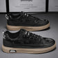 Men's Casual Suede and Leather Slip-on Sneakers
