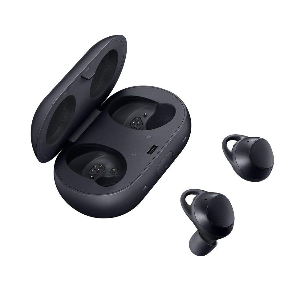 Fones de ouvido Bluetooth sem fio Samsung Gear IconX (edição 2018) para exercícios, com MP3 player de 4 GB integrado - Preto