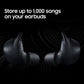Fones de ouvido Bluetooth sem fio Samsung Gear IconX (edição 2018) para exercícios, com MP3 player de 4 GB integrado - Preto