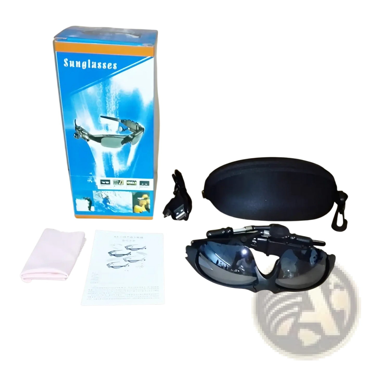 Smart Bluetooth Audio Sunglasses with Hd Camera and Mic