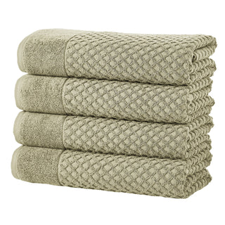 Cotton Diamond Waffle Weave Bath Towel Set - Grayson Collection