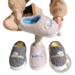 Smiling Cloud and Rainbow Plush Cotton Slippers