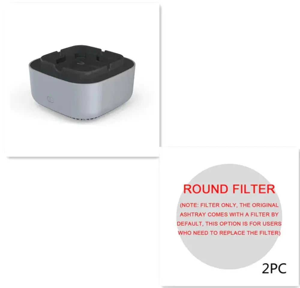 Anion Smart Smoke Purifying Portable Ashtray