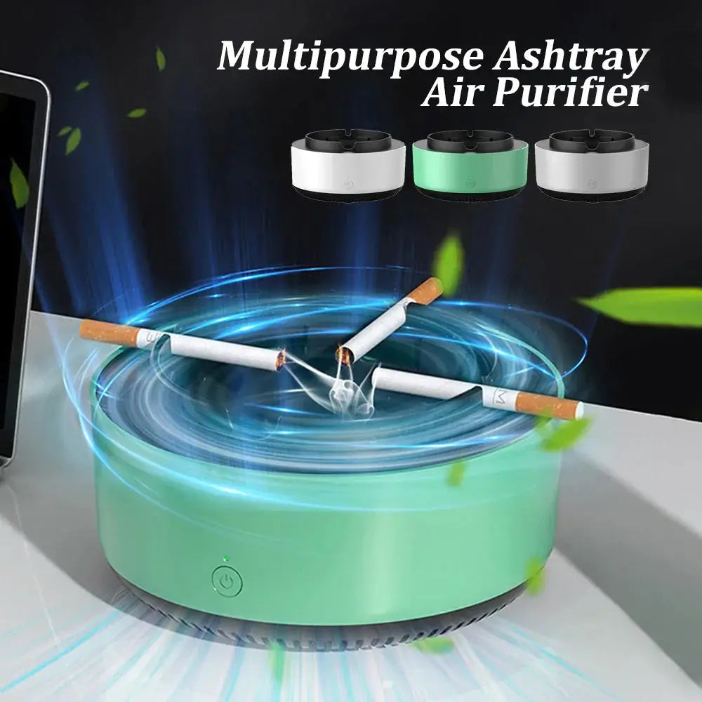 Anion Smart Smoke Purifying Portable Ashtray