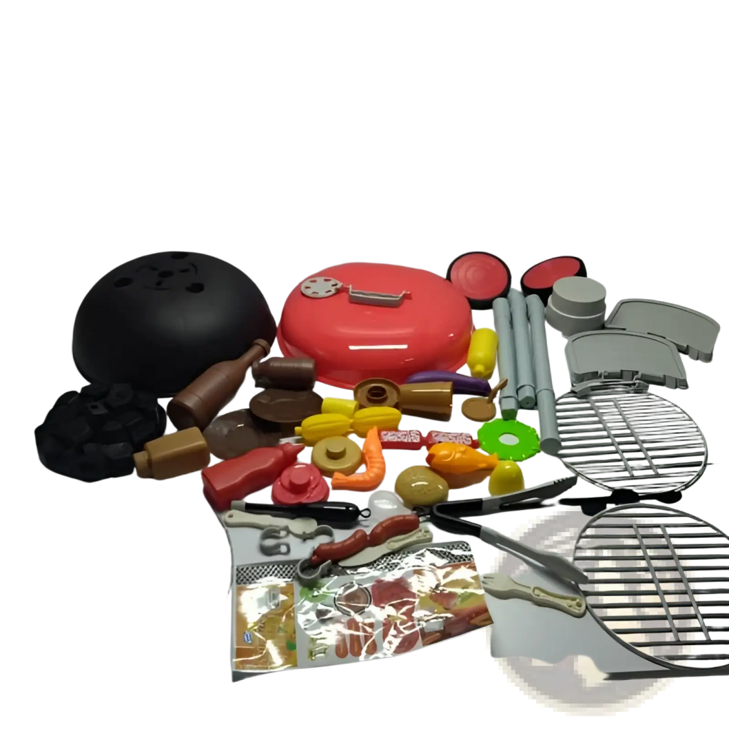 Smoking Barbecue Grill Toy with Light and Sound Ic