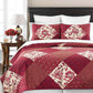 Fronha Martha Stewart Collection Somerset Square Standard, Vermelha