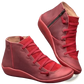 Snake Print Wedge Ankle Boots for Women