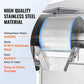 Snowflake Ice Machine 375lbs Stainless Steel Maker
