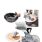 Soap Dispensing Dish Brush with 3 Scrubber Heads