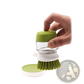 Soap Dispensing Dish Brush with Non Slip Storage Base