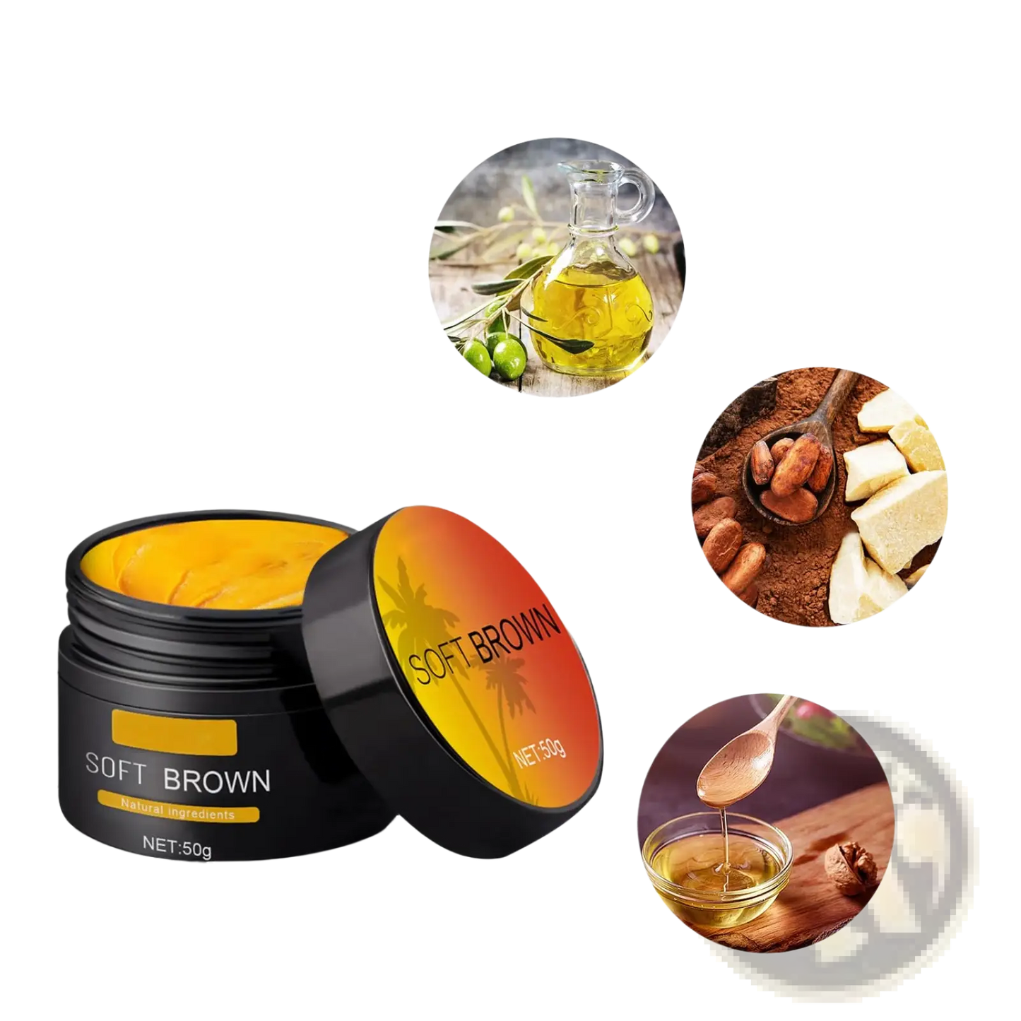 Soft Brown Suntanning Beauty Cream 50g