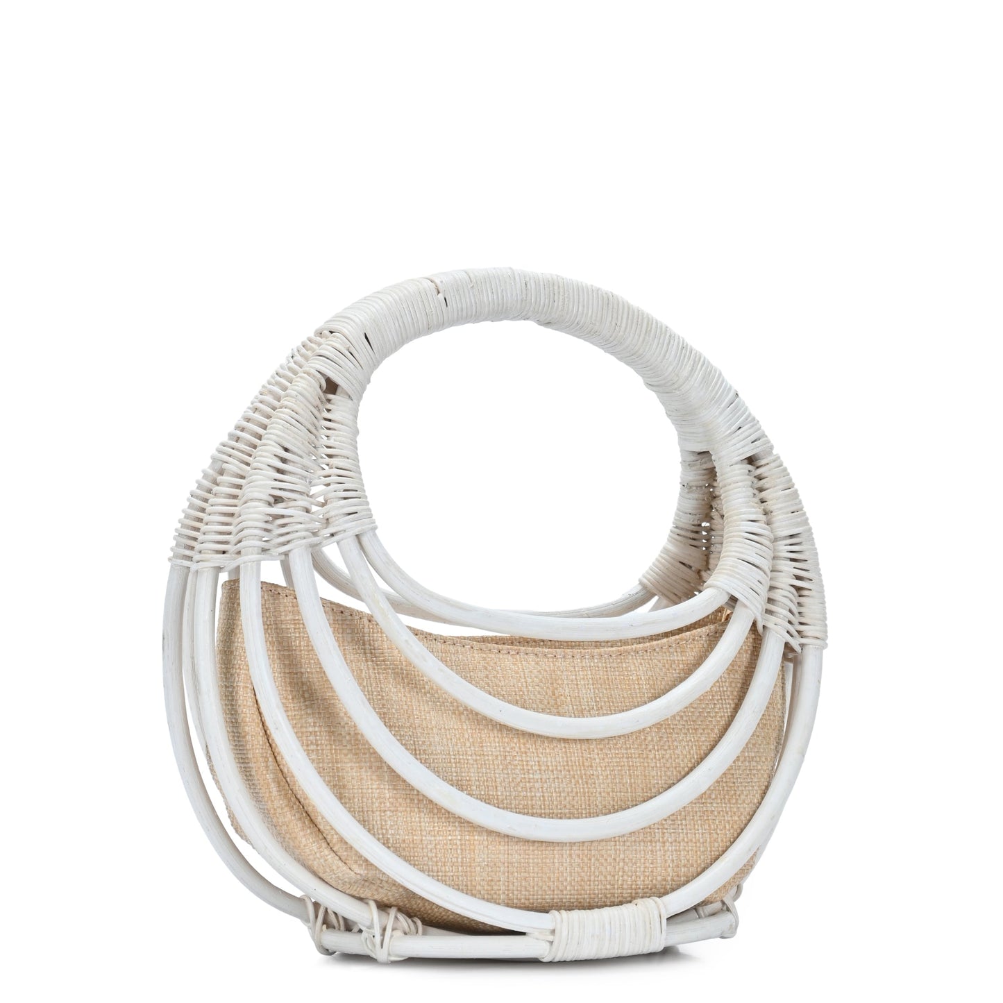 Solana Bamboo Straw Satchel
