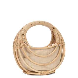 Solana Bamboo Straw Satchel