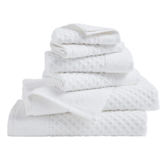 Cotton Diamond Waffle Weave Bath Towel Set - Grayson Collection