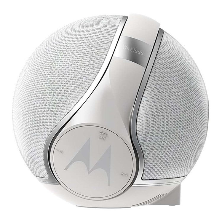 Motorola Sphere+ Caixa de Som Bluetooth 2 em 1 com Fones de Ouvido Over-Ear - Branco